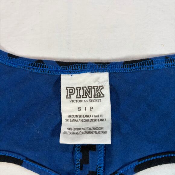Pink Victorias Secret womens blue black geometric mini dress.  Y2K.  Size S - Picture 2 of 6